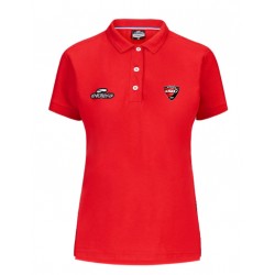 Polo Féminin CLASSICA Rouge + Logo club