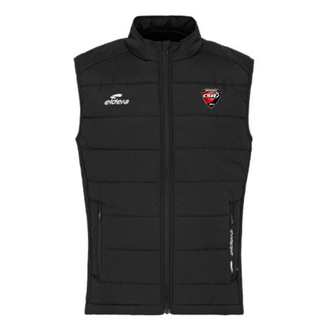 Bodywarmer ACARREAUX Noir + Logo club
