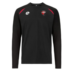 Sweat CR PULSION Noir/Rouge + Logo club